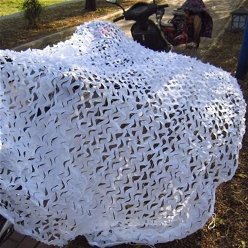 LOOGU-Redes de camuflaje reforzadas, 6X9m, 6x9m, 6x9m, 6x9, 9x6, 9X6m, 9x6m, color negro, blanco, Beige, decoración de jardín del desierto, azul bosque - imagen 5