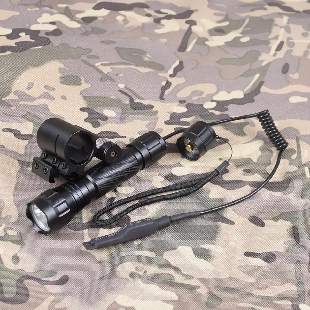 Linterna táctica de Metal recargable para arma, puntero láser de punto rojo/verde, mira para Rifle Airsoft AR15 M16, antorcha de caza - imagen 5