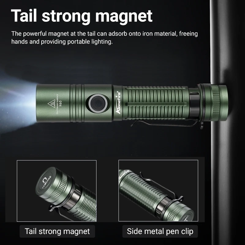 Linternas Led de alta potencia, linterna táctica de 1800 lúmenes, 1800LM, carga USB, para exteriores, senderismo, Camping, pesca, linterna de emergencia - imagen 5