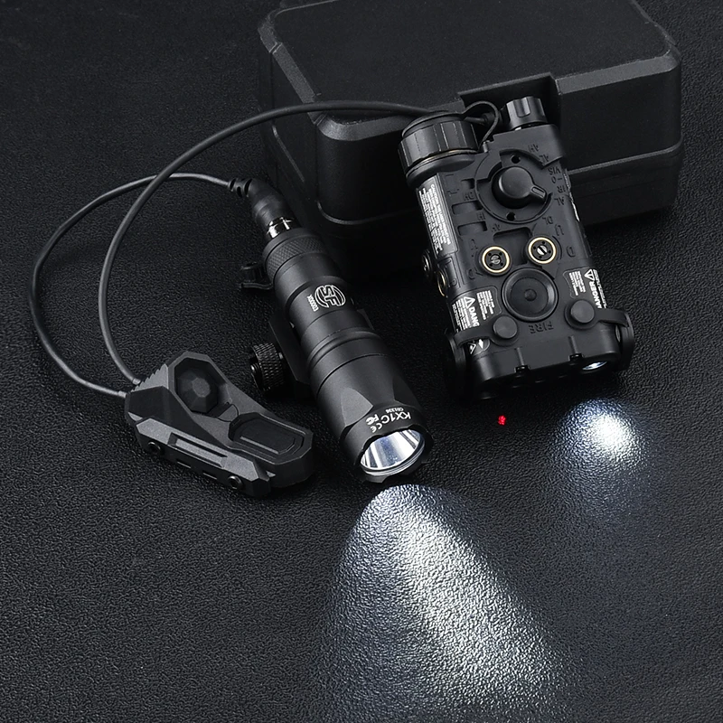 Juego de Linternas WADSN NGAL-L3 con Todas las Funciones M300 M600, Mira IR NGAL, Indicador Láser de Punto Rojo y Verde + Interruptor de Control Dual AXON - imagen 3