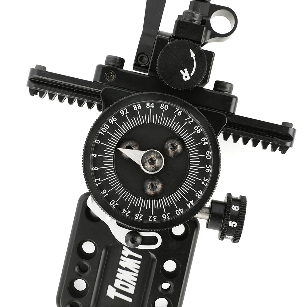 Mira de arco compuesto de 1pin, lente 4/6/8X para caza, fibra óptica de 0,019 pulgadas, mira de tiro con arco ajustable, objetivo de caza para tiro al aire libre - imagen 4