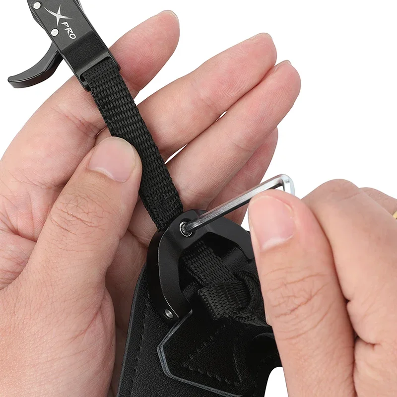 Ayuda de liberación de arco compuesto, liberación automática de mandíbula, pinza de gatillo para tiro con arco de mano izquierda/derecha, objetivo de caza, 1 ud. - imagen 5