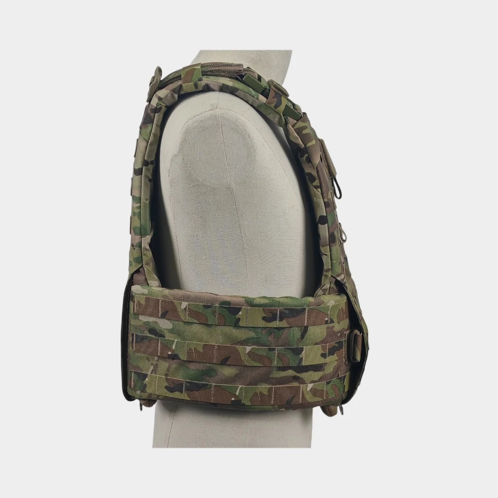Portador de placa táctico MCAC V3S - Chaleco Molle para Airsoft |   Armadura corporal ajustable - imagen 3
