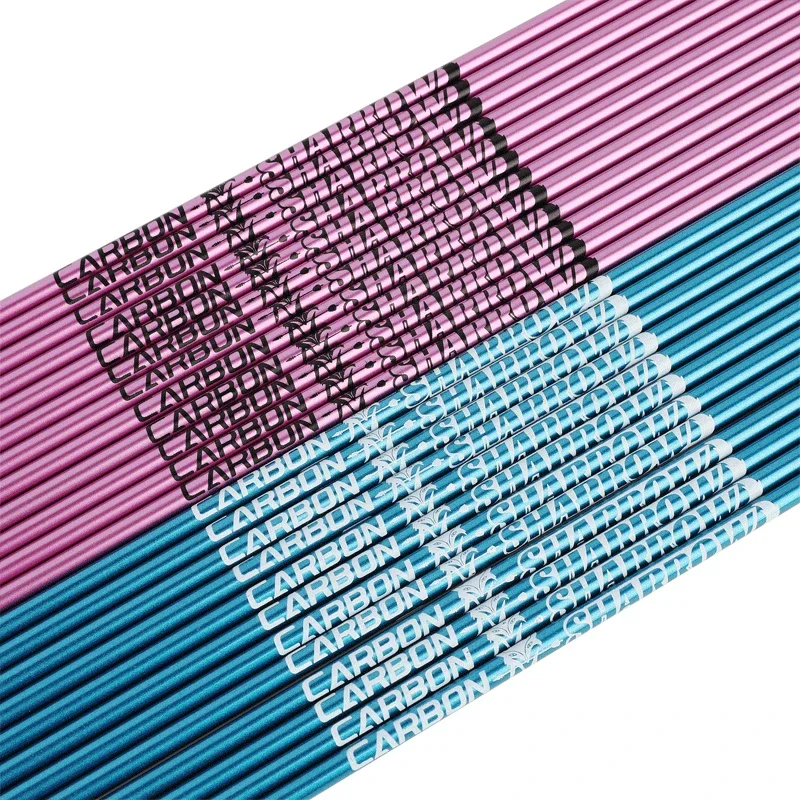 6/12 Uds ID 4,2mm eje de flecha carbono puro 31 pulgadas columna vertebral 400-1000 para tiro con arco recurvo arco compuesto caza tiro con arco flecha tubo - imagen 2