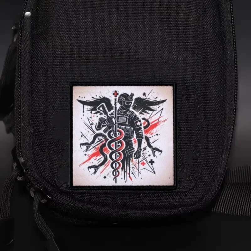 Parche para equipo médico, tácticas militares, insignia de moral, impresión de gancho y bucle, mochila, accesorios de decoración de ropa, pegatinas, brazalete