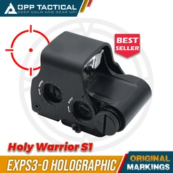 Nuevo 2024 Holy Warrior S1 EXPS-3-0 función NV 558 punto rojo mira de caza holográfica Airsoft con marcas originales completas