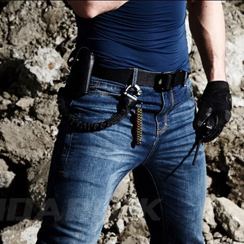 Eslinga de seguridad militar para Rifle, correa de cordón, cuerda de escalada, eslinga protectora táctica para caza al aire libre - imagen 4