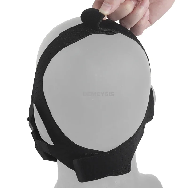 Máscara de calavera táctica Airsoft máscaras de media cara ajustable transpirable para Paintball CS Cosplay equipo de protección de Halloween - imagen 4