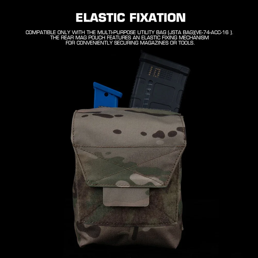 Bolsa multifuncional para artículos diversos, placa de inserción para 9MM 5,56 7,62, soporte para revistas, equipo Airsoft de liberación rápida para caza y tiro - imagen 5