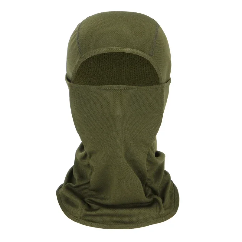 Pasamontañas de camuflaje, máscara facial completa para esquí, bicicleta, ciclismo, cubierta para la cabeza, bufanda, malla de secado rápido, máscara para montar al aire libre, gorra Airsoft para hombres - imagen 5