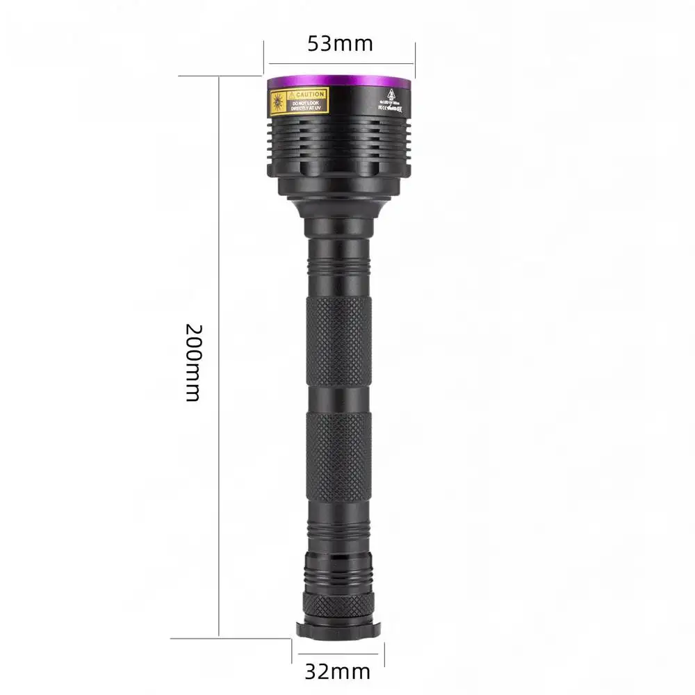 Linterna LED UV luz negra para tinta invisible y manchas mascotas - imagen 4