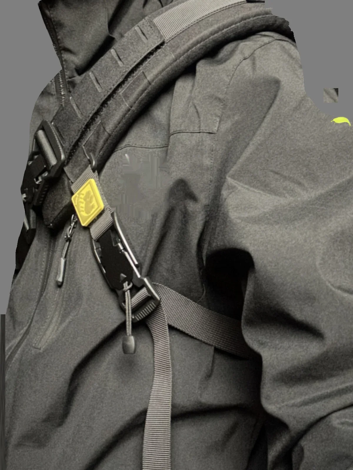 Hombreras caóticas, correa de hombro, correa Universal antideslizante transpirable, hombreras para aliviar el estrés, correa auxiliar Molle - imagen 3