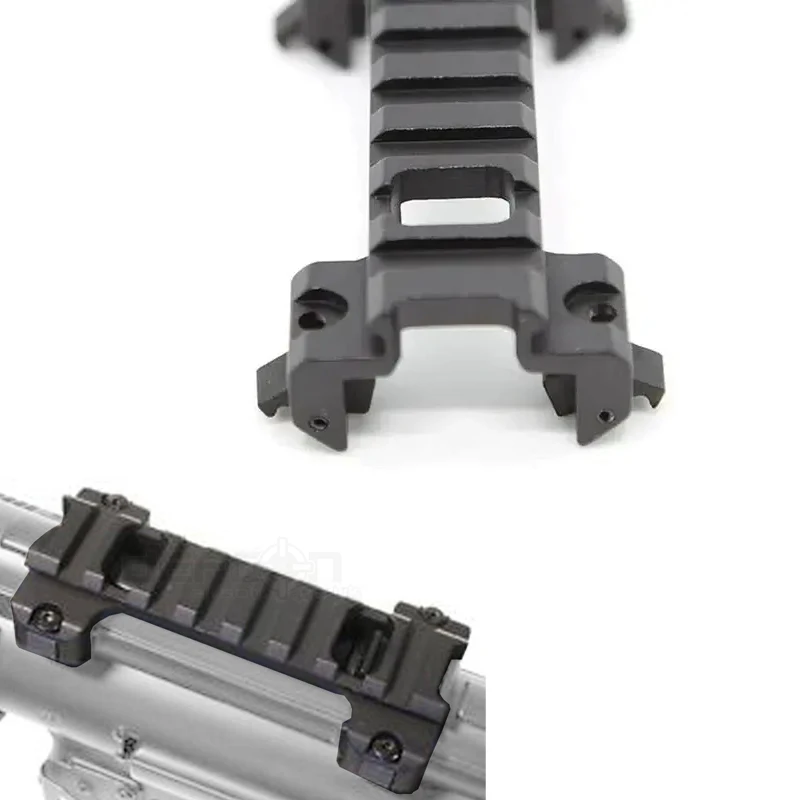 Soporte de alcance HK MP5, riel Picatinny de Metal de 20mm, mira de punto rojo, accesorios para pistola de juguete para Airsoft BB, Compatible con riel AEG PM5 - imagen 2