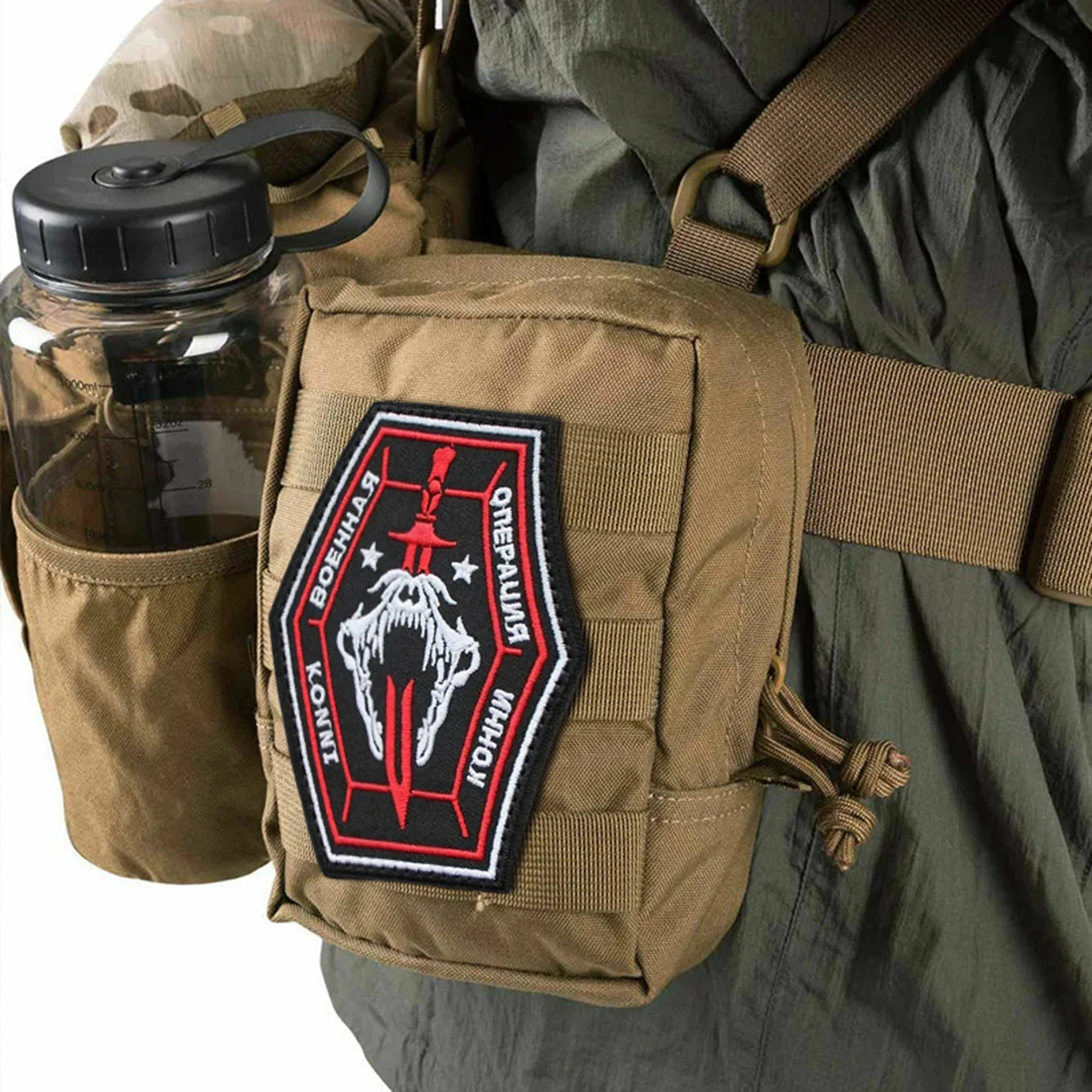 Parche táctico del equipo COD Shadow Snake, parches bordados con gancho y bucle, insignia de moral, brazalete del ejército militar, pegatinas para mochila - imagen 5