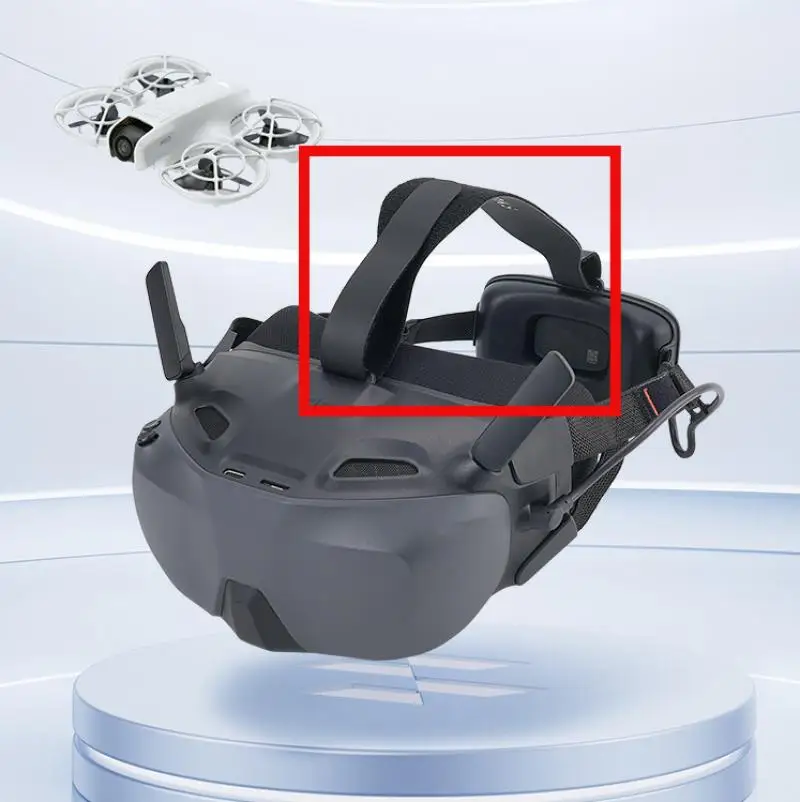 Cubierta protectora para gafas DJI N3, gorros de protección fáciles, ropa cómoda, correa protectora de descompresión, accesorios - imagen 5