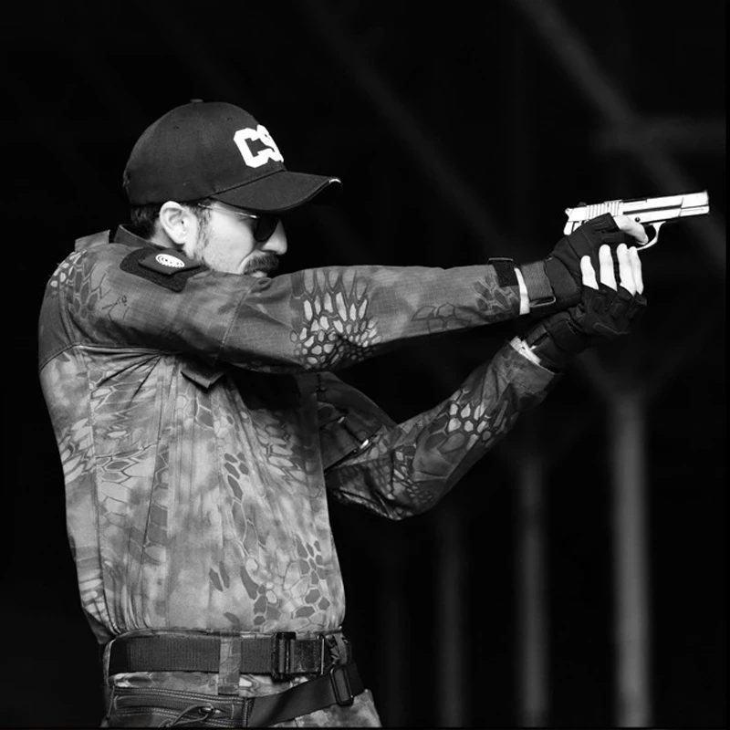 Camisa de combate de equipo militar táctico para hombres y mujeres, Camuflaje Multicam, camisa táctica negra, Airsoft CS Go, ropa Typhon - imagen 4