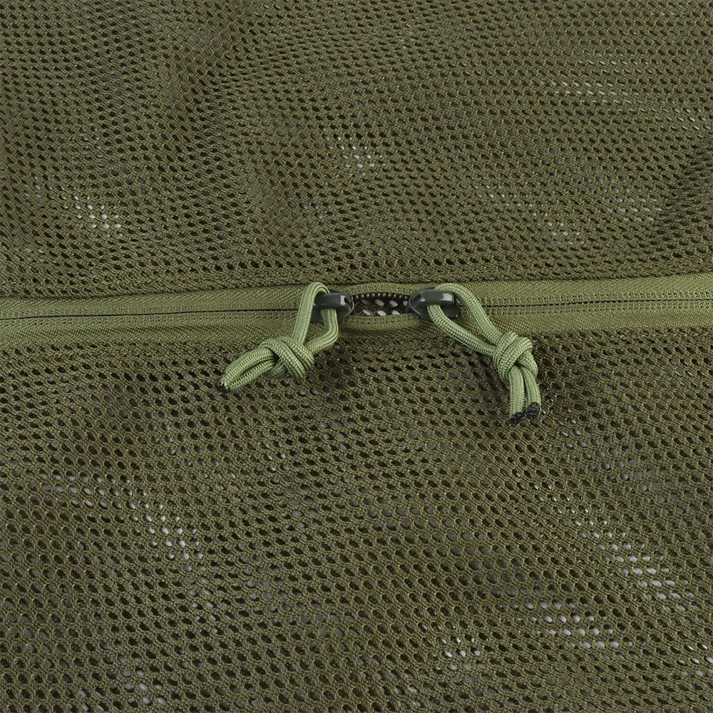 Bolsa ligera con estructura de malla con cremallera dividida, bolsa grande de malla de almacenamiento para almacenamiento - imagen 3