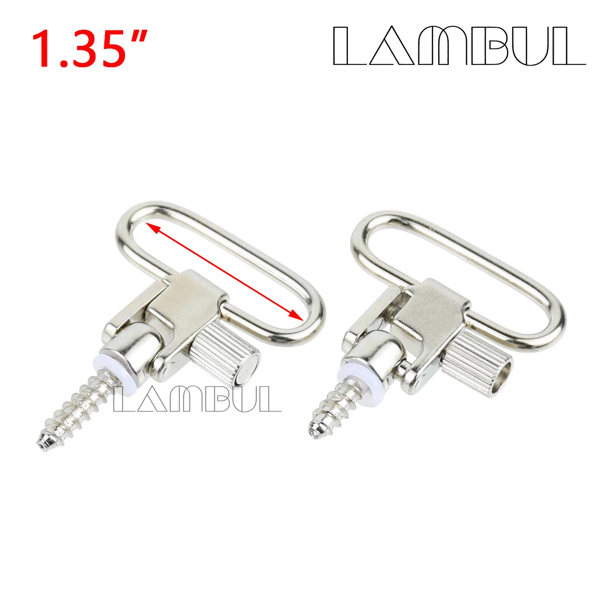 Correa táctica QD de acero inoxidable de 1/1, 25/1,35 pulgadas, hilo de anillo, eslinga desmontable rápida, Rifle giratorio, juego de guerra Airsoft, deportes al aire libre - imagen 3