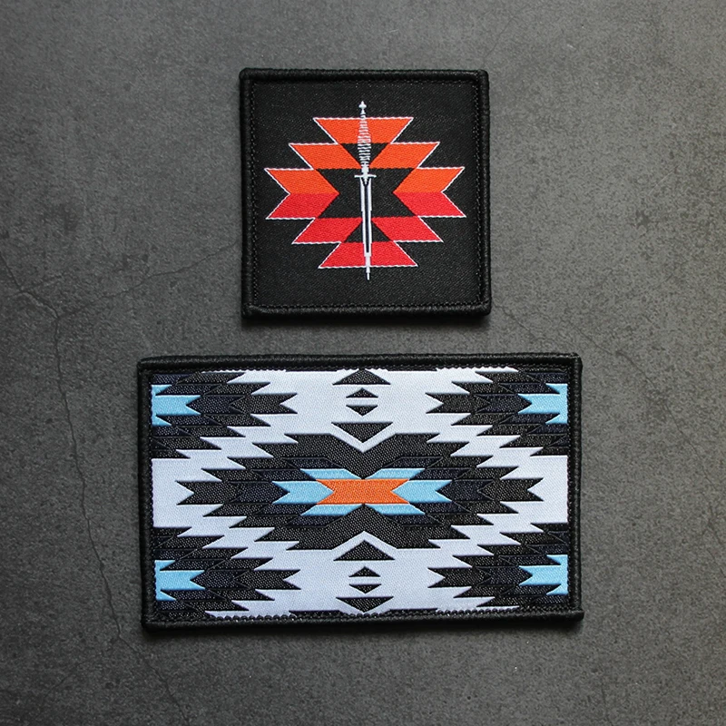 Pegatina de brazalete personalizada BCS BlackCanyon con parche de mochila, etiqueta tejida moral duplicada, BlackCanyonSystems - imagen 2