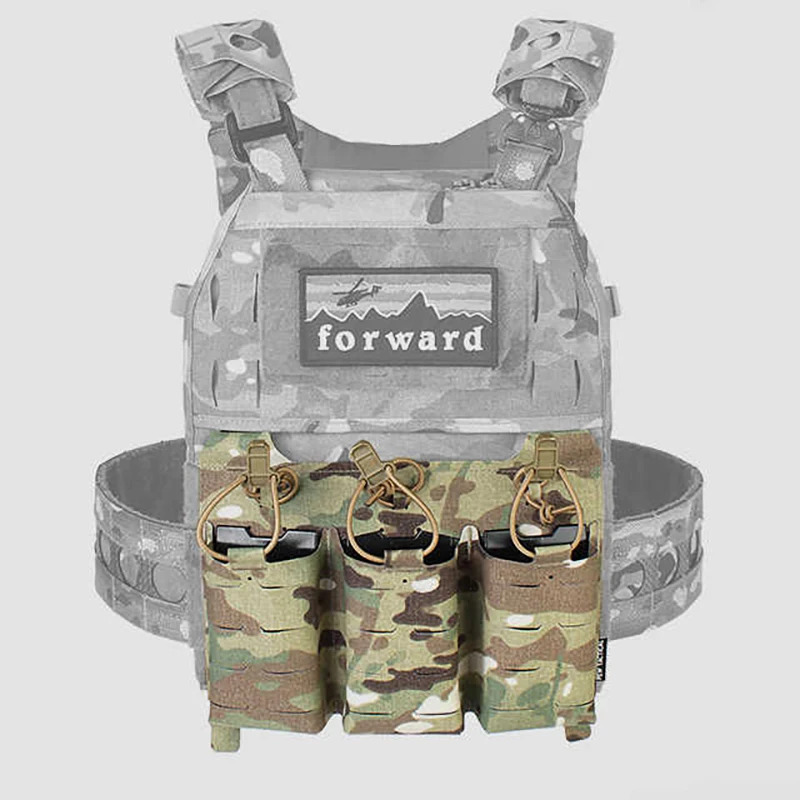 556 Panel frontal con solapa Estilo Ferro Bolsa para revistas Panel Triple Mag KTAR |   Integración de chaleco FCPC con accesorio modular - imagen 3