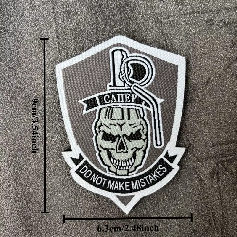 Parche táctico Chevron impreso con velcro – Insignia moral militar - imagen 3