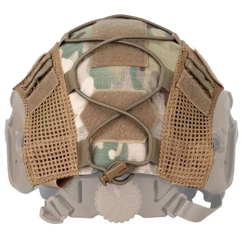 SINAIRSOFT-funda para casco táctico, tela para casco rápido MH PJ BJ Paintball Airsoft, accesorios para casco deportivo de caza - imagen 4