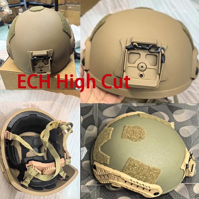 Nuevo casco de combate ECH versión de acción de fibra de vidrio de corte alto MICH2001 casco protector ABS - imagen 3
