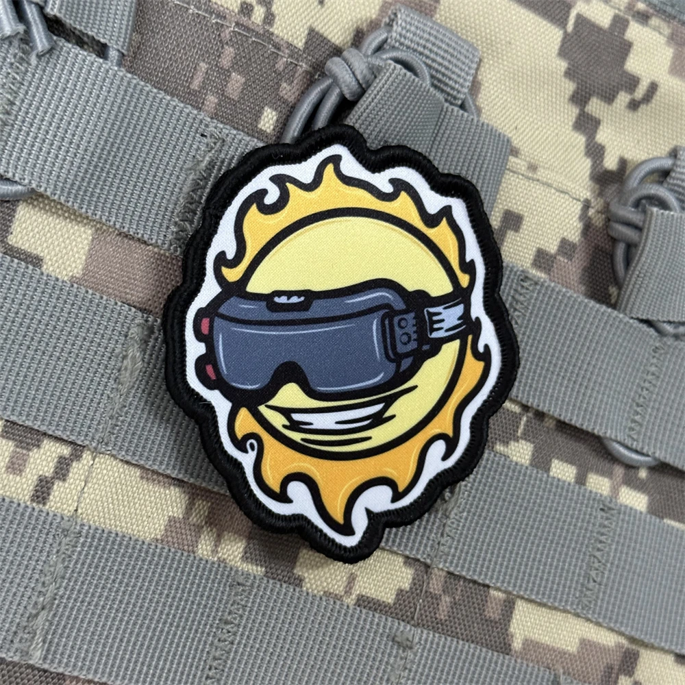 Parche de operador Solar, moral táctica, ejército militar, apliques personalizados, pegatina para mochila, parches de gancho y bucle impresos para ropa - imagen 5