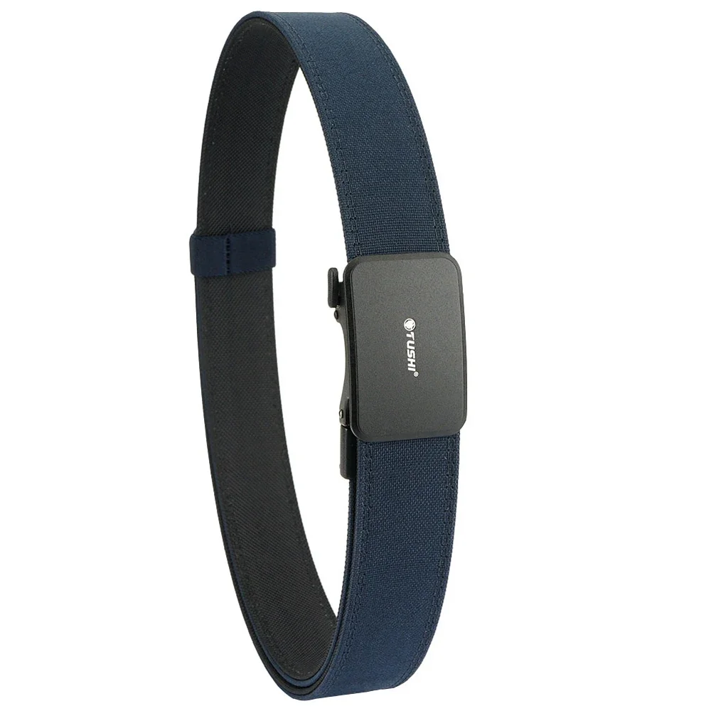 TUSHI nuevo cinturón táctico duro para hombres hebilla automática de Metal cinturón de pistola IPSC cinturón militar de nailon 1100D faja para deportes al aire libre masculino