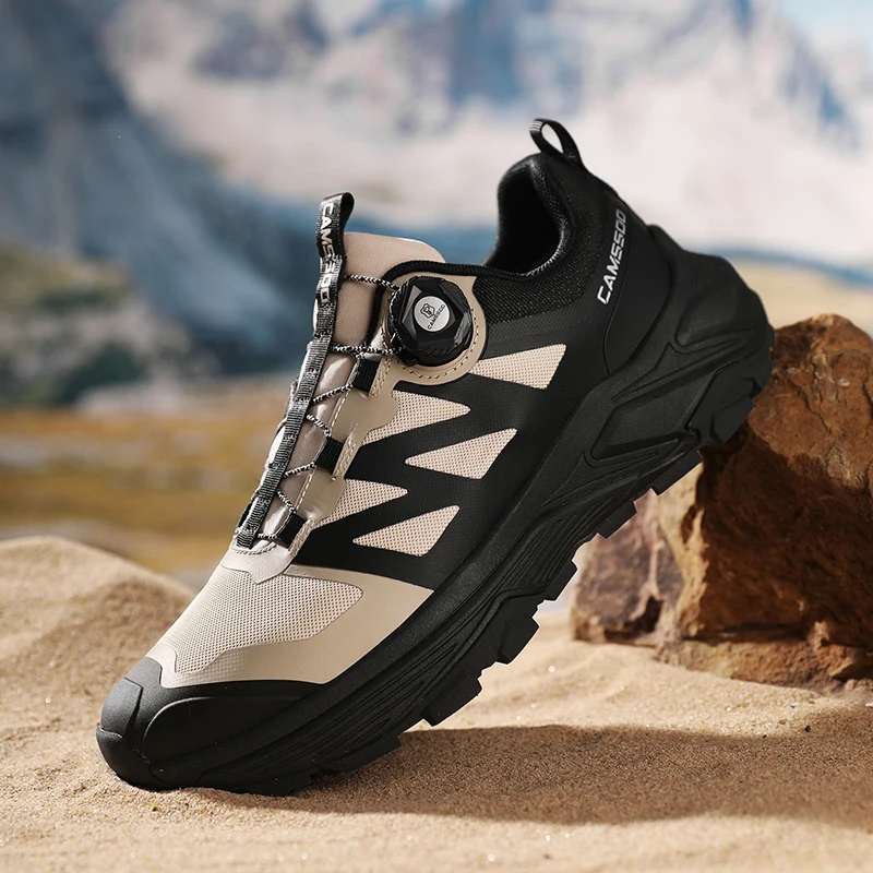 CAMSSOO, zapatos de senderismo para hombre, zapatos para caminar, calzado informal, zapatos de escalada para deportes al aire libre de primavera, zapatillas de Trekking, botines transpirables - imagen 3