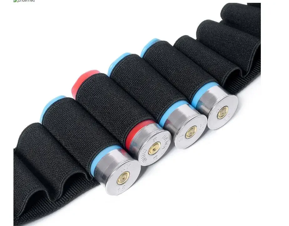 Munción de escopeta táctica con eslinga, carcasa de escopeta redonda 26/50 con clip de munición tipo cinturón, accesorios de caza - imagen 5