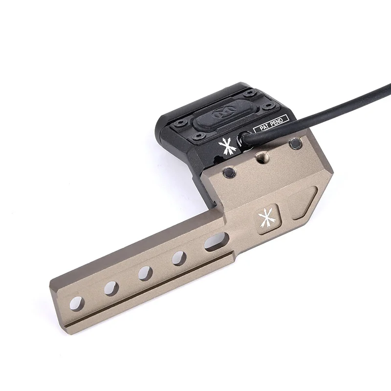 WADSN Airsoft M600 M300 M600C M300A linterna táctica arma explorador luz con 20mm Picatinny Modbutton interruptor montaje Offset - imagen 2