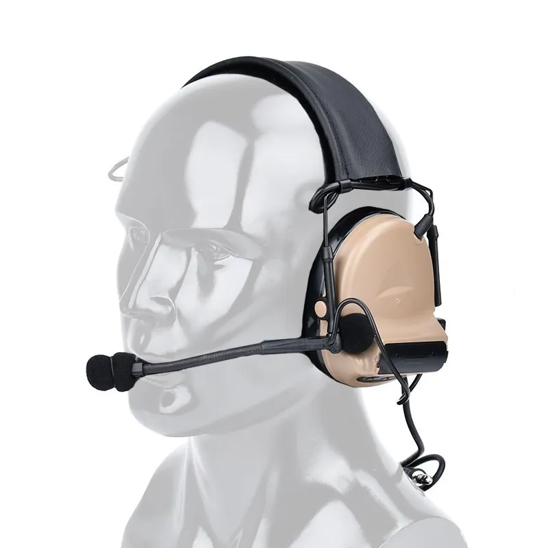 Auriculares tácticos de reducción de ruido WADSN, auriculares de protección auditiva Softair para exterior, auriculares militares Airsoft - imagen 5