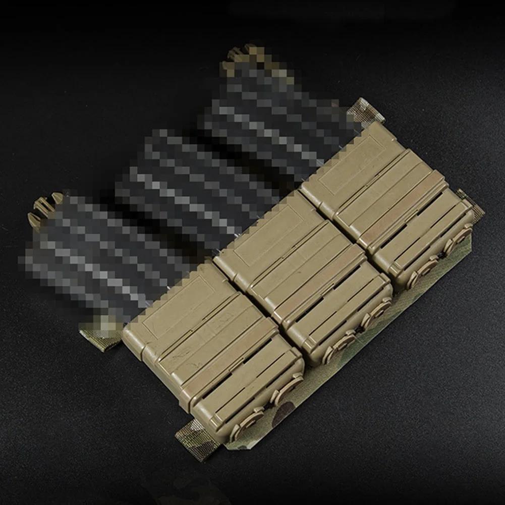 Placa táctica Molle de tórax con gancho y bucle, nailon 1000D desmontable para portador de placa táctica, accesorios para chaleco Airsoft - imagen 4