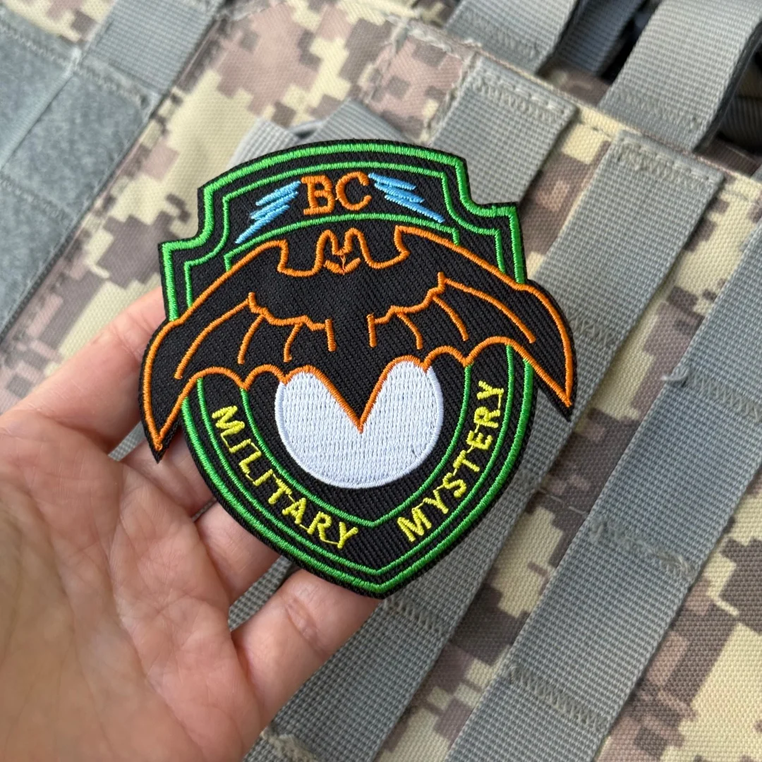 Parche de Stalker de Chevron, insignia de moral táctica, parches de gancho y bucle bordados, brazalete militar táctico, pegatina para mochila - imagen 3