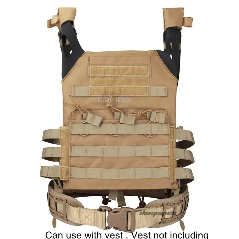 Cinturón táctico para Paintball Airsoft Wargame Molle, cinturones de cintura para combate, caza, tiro, faja ajustable, accesorios de escalada al aire libre - imagen 5