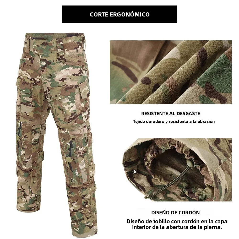 SINAIRSOFT Pantalón Táctico Impermeable Gen2 Camiseta Cargo Bolsillos - imagen 4