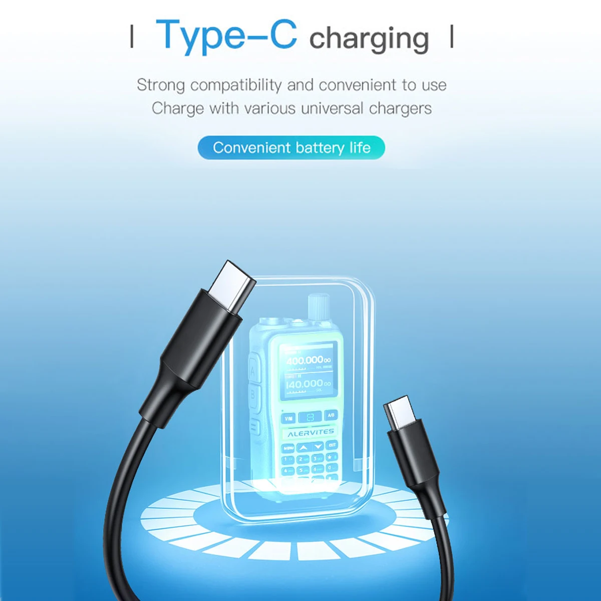 BAOFENG Mini Walkie Talkie UV-5R multibanda inalámbrica Bluetooth frecuencia de programación 999CH Radioaficionado portátil con linterna - imagen 5