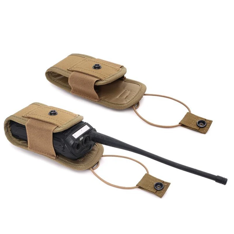 Bolsa de Radio MOLEE para Baofeng, cinturón con funda, portador de placa Multicam, bolsa de Radio Mbitr Walkie Talkie, soporte de Radio ASIP 5,11 - imagen 2