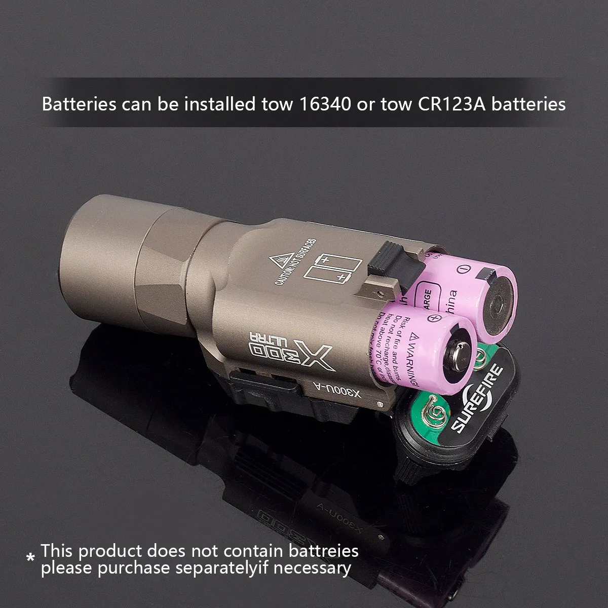 US almacén táctico Surefir X300 Ultra pistola X300U pistola SF Scout linterna para G17 G19 CZ-75 armas luces - imagen 4