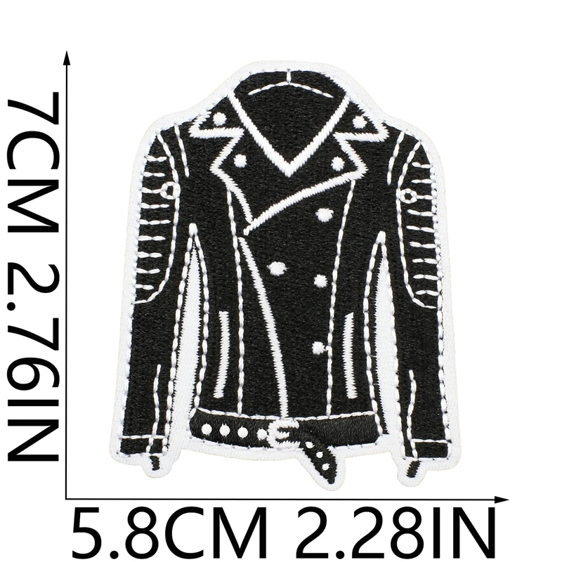 Parche de planchado DIY, parche bordado musical, chaqueta, pantalones, reparación de ropa, pegatinas de parche de hierro bordadas - imagen 3