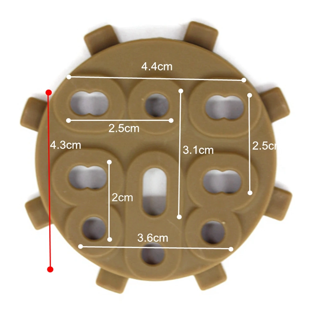 Adaptador de funda para pistola de caza, Kit táctico Molle de desconexión rápida, adaptador de funda de plataforma con ángulos de 360 grados para GL 17 19 22 23 - imagen 5