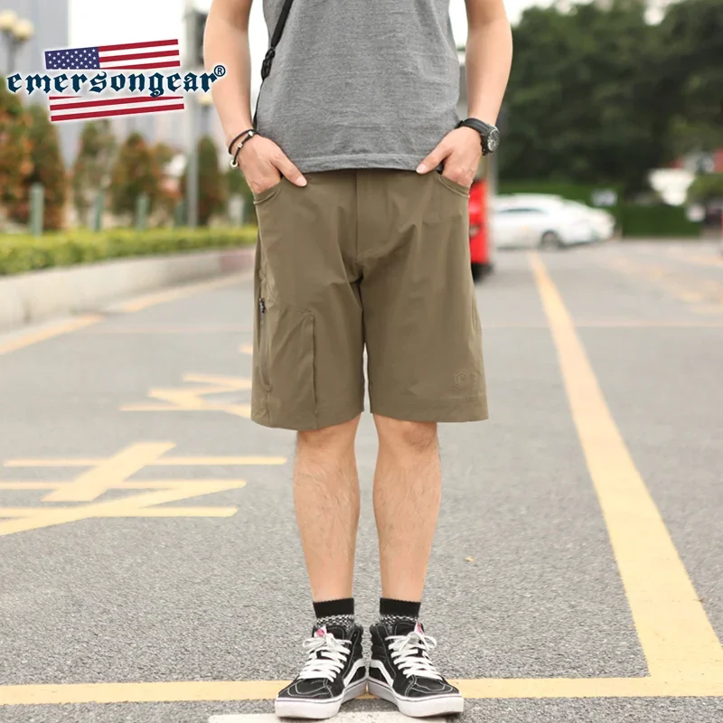 EMERSONGEAR Blue Label Mountainmen verano viaje hombres pantalones cortos Cargo pantalones Casual deporte al aire libre entrenamiento Camping - imagen 4