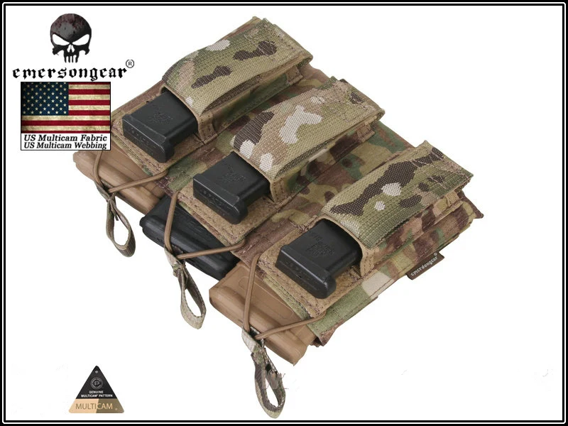 Portacargadores triple tipo Tiger en Multicam Tropic