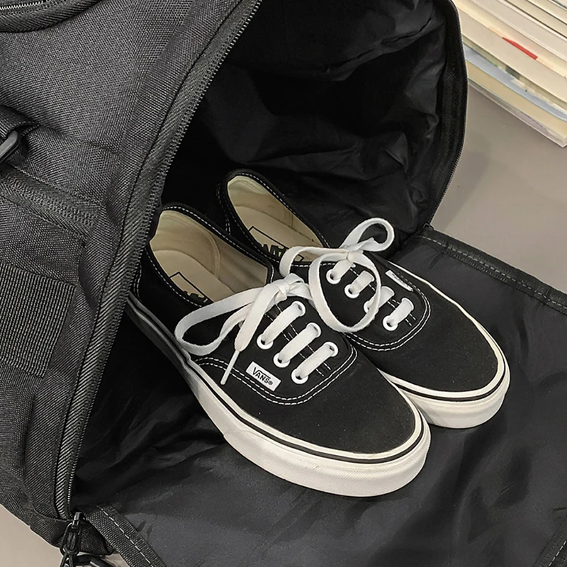 Bolsa táctica para gimnasio y Fitness con bolsillo para zapatos, equipaje de viaje al aire libre, bolsos de hombro tipo bandolera, bolso de viaje para acampar en seco y húmedo - imagen 4