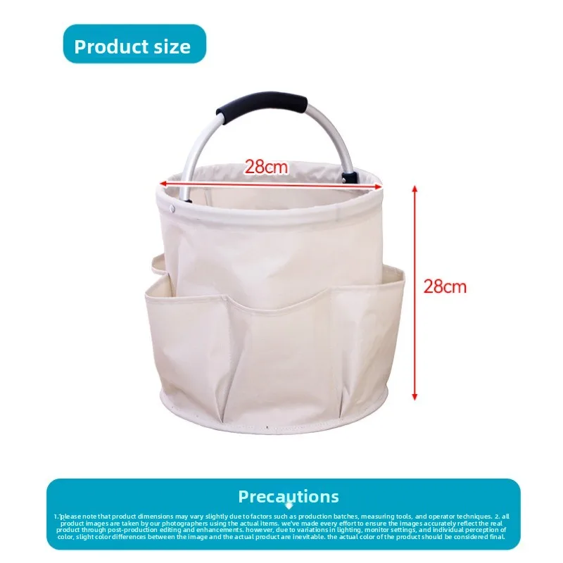 Cesta de picnic plegable para acampar y guardar en baño - imagen 3