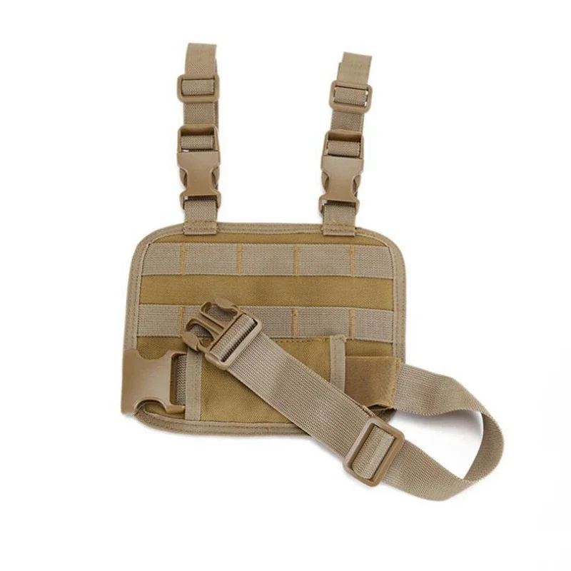 Bolsa de pierna de camuflaje MOLLE táctica para exteriores, Kit colgante de pierna de nailon portátil, kit de bolsa colgante de cintura para caza CS en el desierto - imagen 4