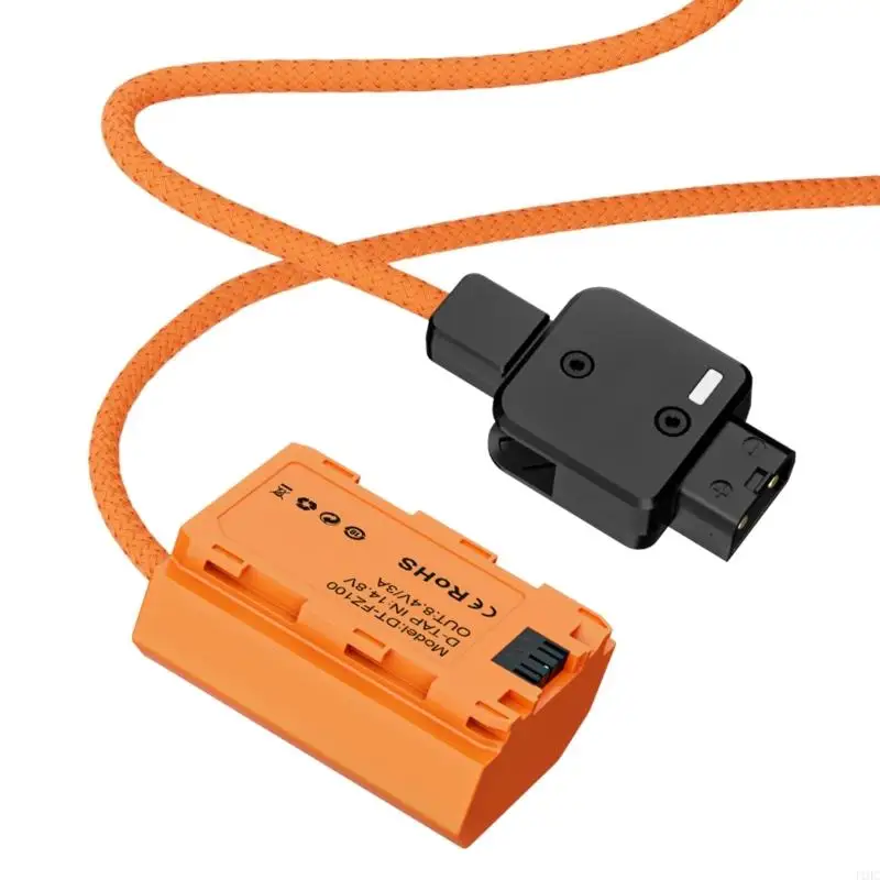 J1HC D Tap a NPFZ100 Cable alimentación batería ficticia para cámaras A7R V/A7IV/A7SIII/A7RIV con protecciones - imagen 2