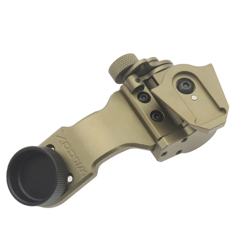 Soporte de aleación de aluminio del brazo curvo del dispositivo de visión nocturna PVS14 PVS18 - imagen 2