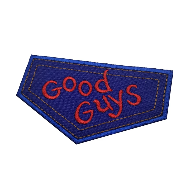 Parches de gancho y bucle bordados de Good Guys, capítulo de moral, parche de insignia de mochila táctica al aire libre, suministros de costura de ropa DIY - imagen 5